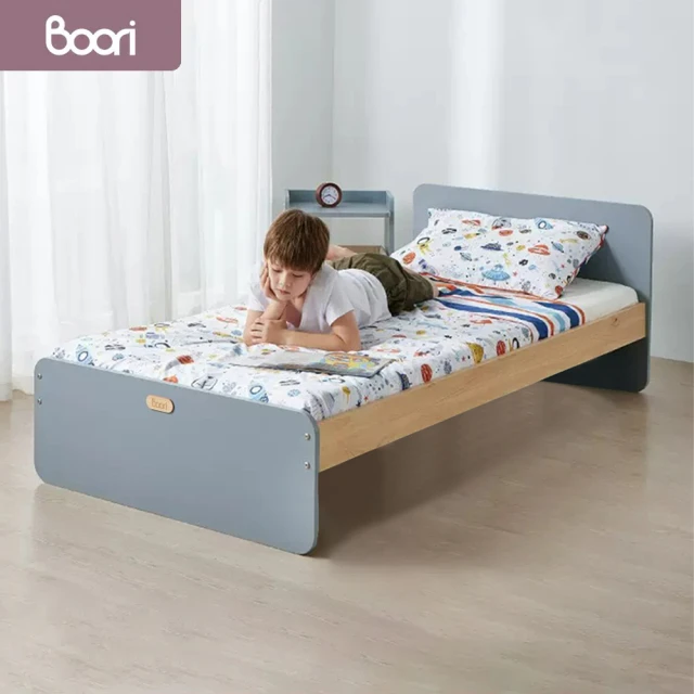成長天地 澳洲Boori 實木兒童拼接床延伸床邊床單人床附踏