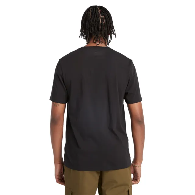 【Timberland】男款黑色短袖T恤(A2958001)