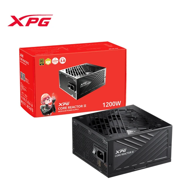 【XPG】威剛CORE REACTOR II 1200W 金牌 電源供應器(10年保固/GEN5)