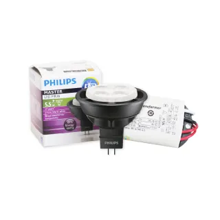 【Philips 飛利浦】10入組含變壓器 LED MR16 5.5W 2700K 黃光 110V 220V 杯燈