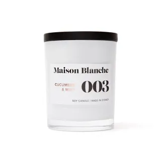 【Maison Blanche】黃瓜＆薄荷 Cucumber & Mint 200g 香氛蠟燭