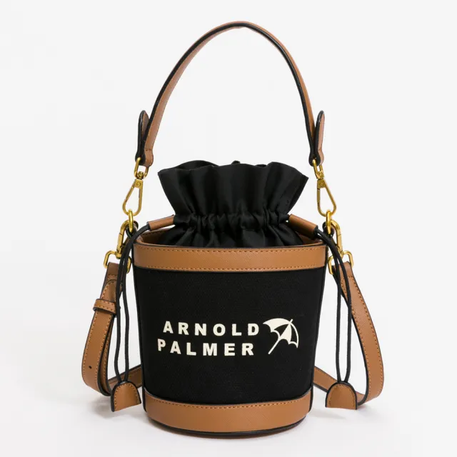 【Arnold Palmer 雨傘】水桶包  Soleil系列(黑色)