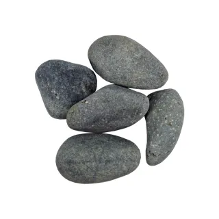 【蔬菜之家】黑卵石 1吋 20公斤±5%裝(黑色鵝卵石.健康步道石.鋪面石)