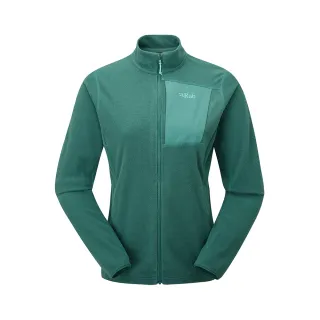 【RAB】Tecton Jacket Wmns 保暖刷毛立領外套 女款 板岩綠 #QFF98