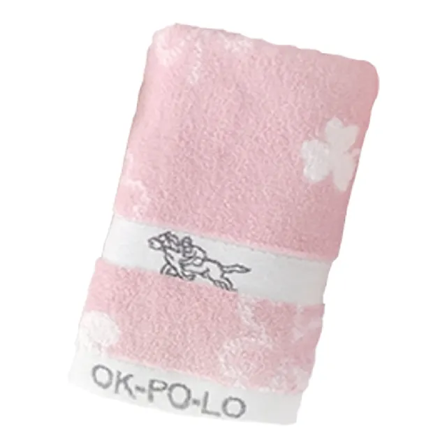 【OKPOLO】台灣製造厚磅幸運草純棉毛巾-12入(吸水柔順厚實)