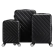 【TRAVEL FOX 旅狐】19+24+28吋時尚經典 可伸縮加大行李箱三件組