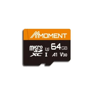 【Moment】64G MicroSDXC A1 記憶卡-附轉卡(MFSUU1064A1-WAD)