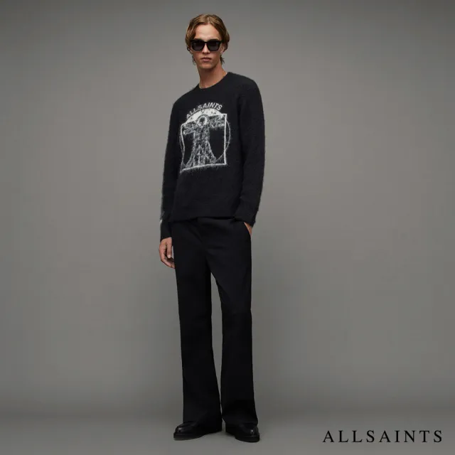 【ALLSAINTS】INSIGNIA 羊毛針織上衣Black MK108Z(寬鬆版型)