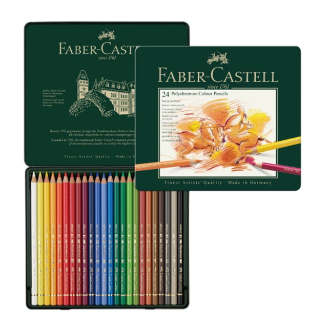 Faber-Castell 輝柏 藝術家級油性色鉛筆24色 / 盒 110024