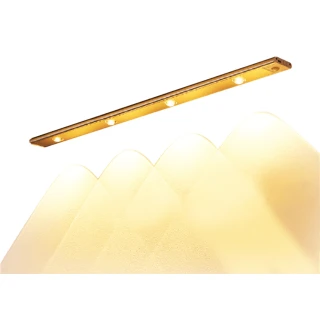 【GoldBright 金亮】磁吸式感應燈 超薄山丘燈 公仔展示燈 櫥櫃感應燈(30cm三色款-太空銀 / 鋼琴黑)