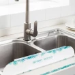 【Dagebeno荷生活】自黏式簡易安裝流理台洗手台擋水板 廚房洗碗洗菜防濺水擋板(1入)