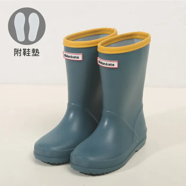 【OSOMESHOES】兒童雨鞋 高筒雨鞋 雨靴 輕量防水 防滑耐磨底 女童鞋 男童鞋(五色可選 N7303 奧森)