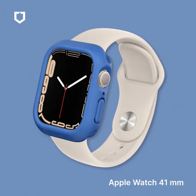 犀牛盾錶殼組【Apple】Apple Watch S9 GPS 41mm(鋁金屬錶殼搭配運動型錶帶)