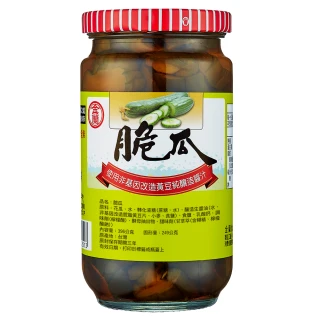 【金蘭食品】金蘭脆瓜396g