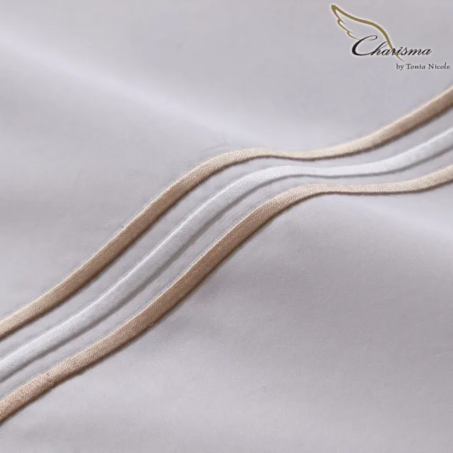 【Charisma】500織埃及長纖細棉刺繡四件式被套床包組-杜拜迷情(雙人)