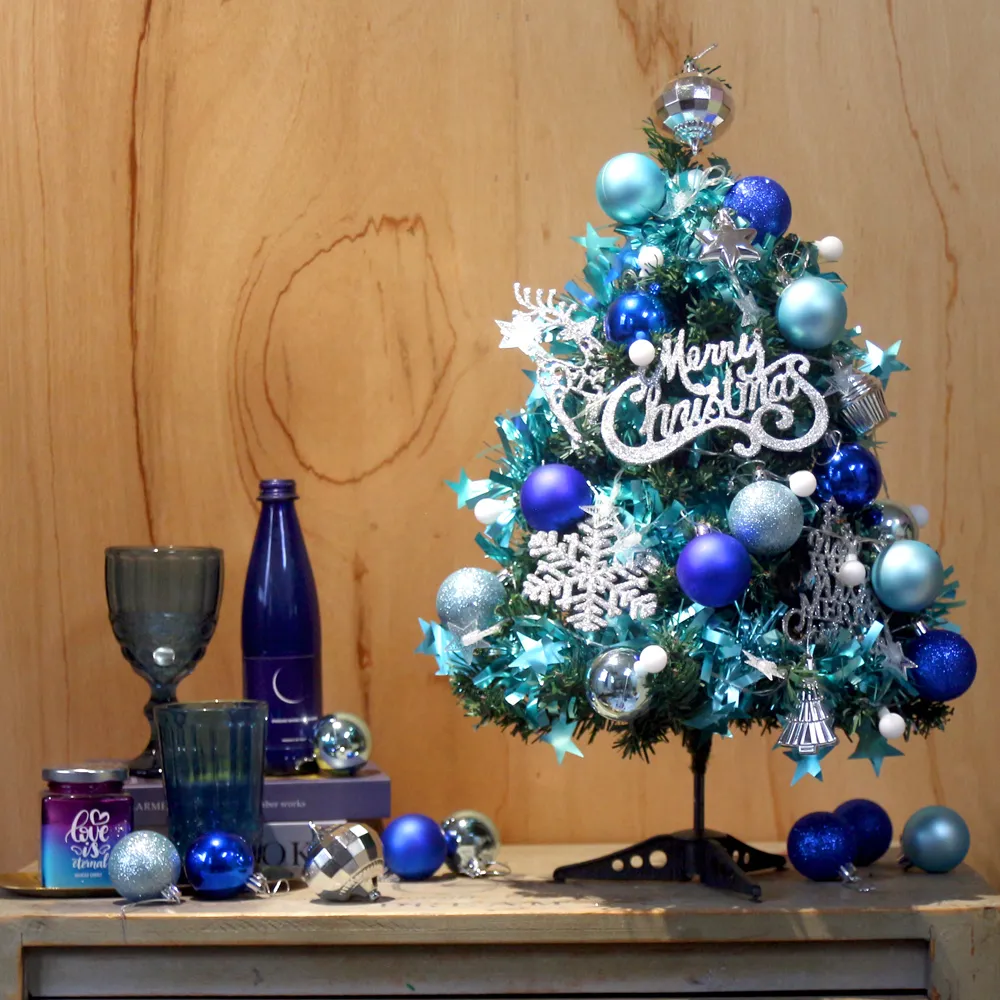 【TROMSO】60cm/2呎/2尺-頂級豪華桌上型聖誕樹-多款任選(最新版含滿樹豪華掛飾+贈送燈串)