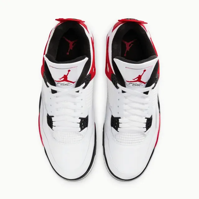 NIKE 耐吉】休閒鞋Air Jordan 4 Red Cement 運動穿搭白紅紅水泥男鞋