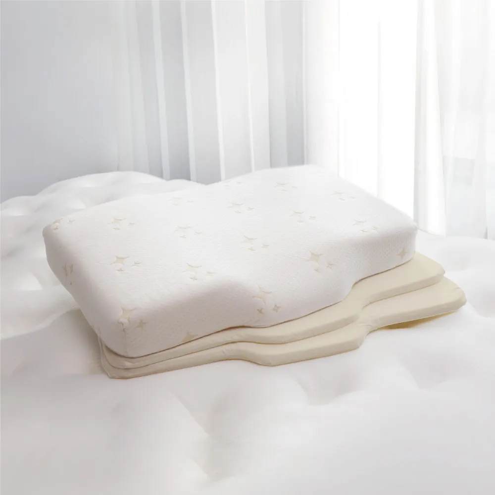 【LoveFu】能調整高度的枕頭-月眠枕 記憶枕 基本款 /MOMO獨家贈輕青枕頭套 1入