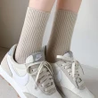 【D.studio】日系奶白色系長襪/10件組(中筒襪 堆堆襪 襪子 長襪 SO21)
