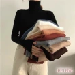 【HELENA】韓版高領親膚顯瘦長袖針織上衣(打底衣 保暖 彈性 針織衫 毛衣 A22)