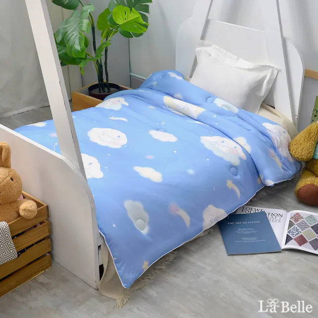 【La Belle】Sanrio三麗鷗正版授權 海島針織棉可水洗兒童抗菌暖暖被105*135CM-多款任選