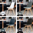 【MAMORU】挪威撞色餐椅2入(休閒椅/化妝椅/工作椅/椅子)