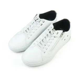 【PEGADA】巴西厚底皮質綁帶休閒鞋 白色(118912-WH)