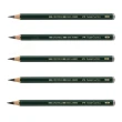 【Faber-Castell】輝柏 JUMBO頂級9000素描鉛筆HB/2B/4B/6B/8B 6支入 / 盒 119300~119308