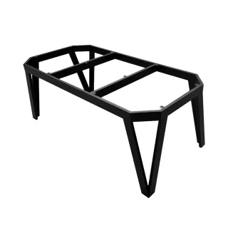 【固得家俬】客製 桌腳 鐵腳 V型雙外八造型桌腳 尺寸180x80x70 鐵件 桌腳 造型鐵腳 設計款(台灣製)