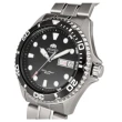 【ORIENT 東方錶】官方授權T2 200m潛水機械錶 鋼帶款 黑色-41.5mmm(FAA02004B)