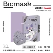 【BioMask杏康安】醫用口罩-庫洛米寶寶睡衣聯名款（灰紫）-兒童立體M-10入/盒(庫洛米兒童口罩)