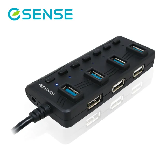 【ESENSE 逸盛】Esense 擴充專家7-Port Hub USB3.0版-2A  PA