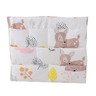 【HA Baby】嬰兒床專用-側掛袋(多款花色 置物袋 玩具儲物袋 手推車掛袋)