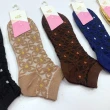 【Socks Form 襪子瘋】5雙組-復古花卉日系棉質短襪(踝襪/棉襪/船型襪/女襪)