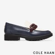 【Cole Haan】GENEVA CHAIN LOAFER 樂福女鞋(海軍藍特調象牙色-W27249)