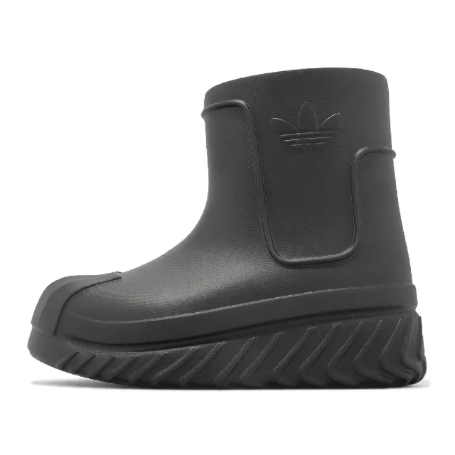 adidas 愛迪達】雨鞋Adifom Superstar Boot W 女鞋黑全黑貝殼頭