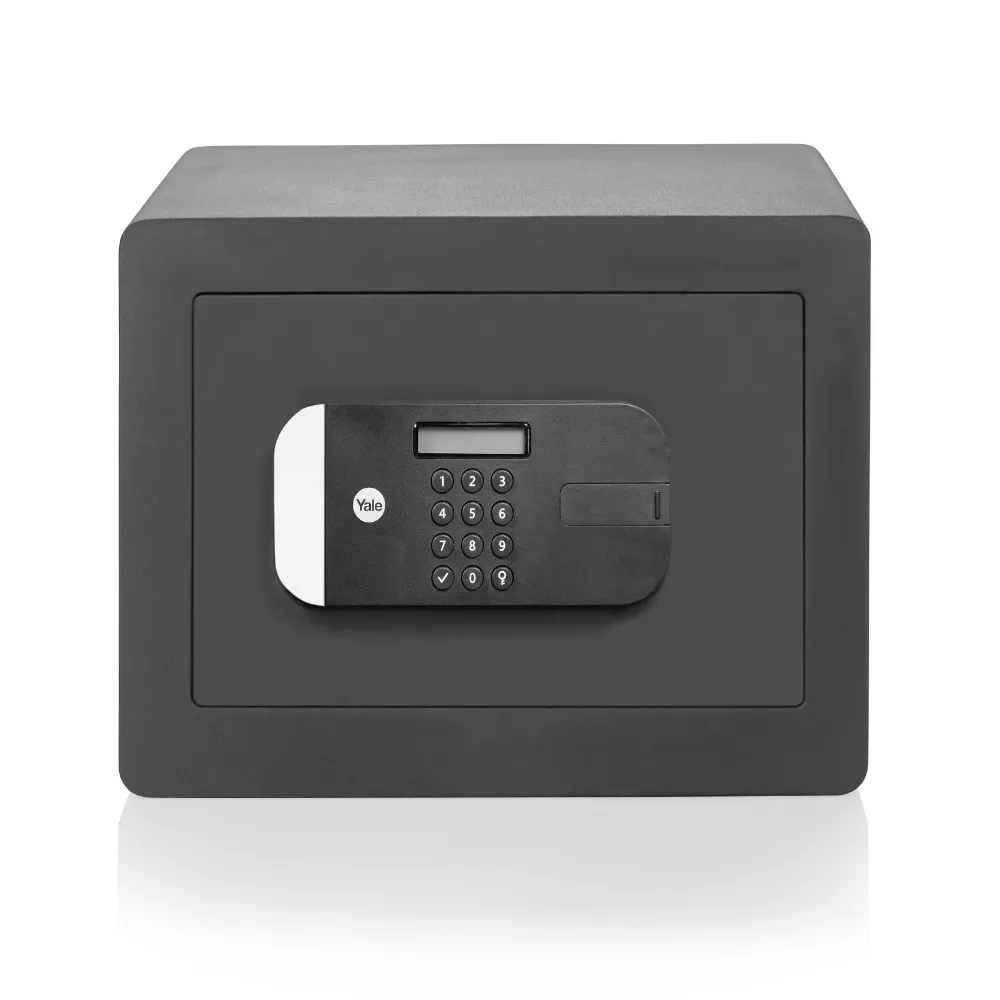 【Yale 耶魯】防火系列指紋數位電子保險箱(YFF420-FG2)+安全通用數位電子保險箱(YLEB200-EB1)-買大送小