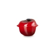 【Le Creuset】瓷器蔬果系列造型烤盅 大蒜/蕃茄/蘋果/黃椒(4款造型選1)