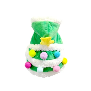 【Sassy Dog】聖誕樹 披風 寵物披風/聖誕披風(寵物衣服 狗衣服 貓衣服)