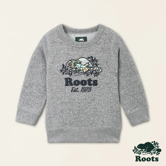 RootsRoots Roots小童-戶外探險家系列 圓領上衣(灰色)