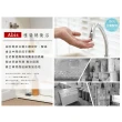 【Abis】日式穩固耐用ABS塑鋼雙槽式洗衣槽-白烤漆腳架(1入)
