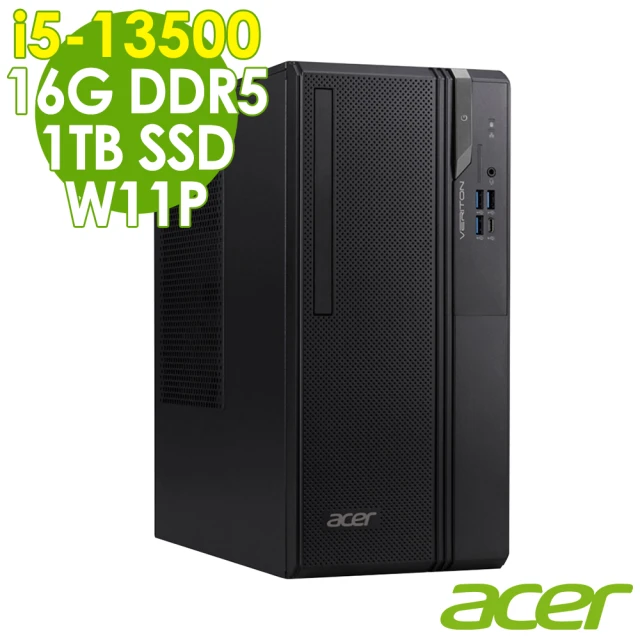 ACER 宏碁Acer 宏碁 i5 十四核商用電腦(VS2715G/i5-13500/16G/1TB SSD/W11P)