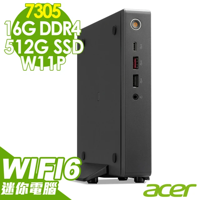 ACER 宏碁Acer 宏碁 Celeron迷你電腦(RB610/C7305/16G/512G SSD/W11P)