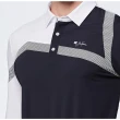 【Jack Nicklaus 金熊】GOLF男款彈性濕排汗高爾夫球衫/POLO衫(白色)