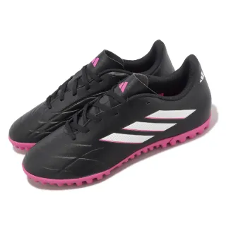 【adidas 愛迪達】足球鞋 Copa Pure.4 TF 男鞋 黑 粉紅 草皮 皮革 運動鞋 愛迪達(GY9049)