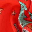 【橘魔法】聖誕漫畫風長袖洋裝(長版上衣 連身裙 連衣裙 聖誕服裝 聖誕節 耶誕節 女童 童裝 兒童)