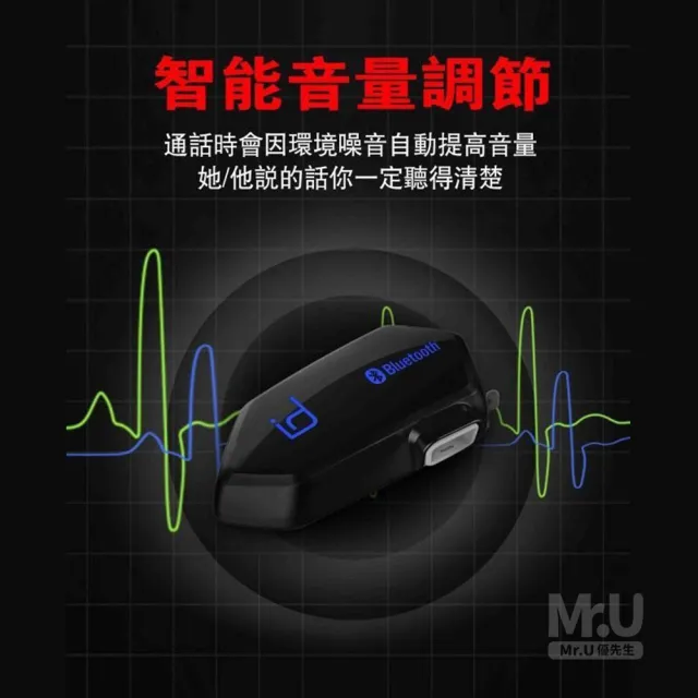 【Mr.U 優先生】MOTO A2S 機車安全帽 藍牙耳機 藍芽5.2(安全帽耳機 機車藍牙耳機)