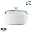 【CorelleBrands 康寧餐具】5L純白方型康寧鍋