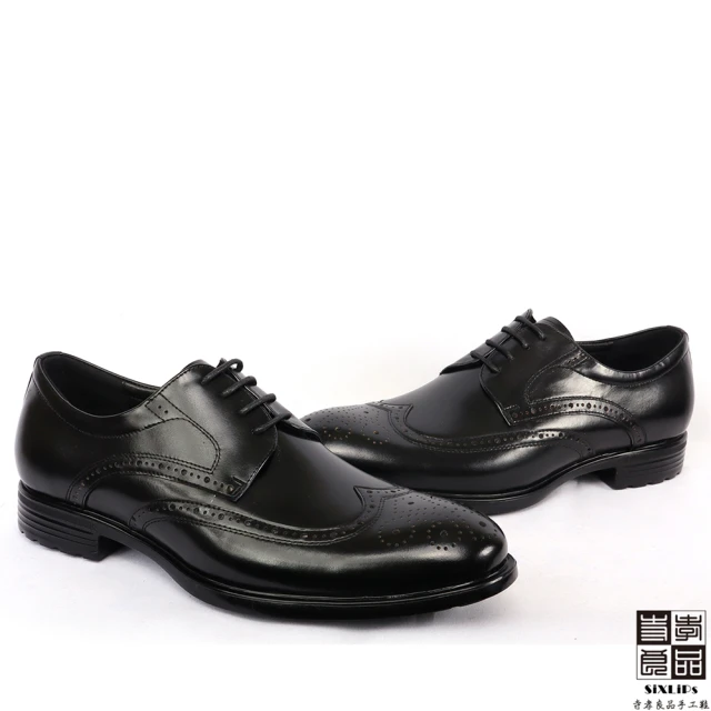 MAGNANNI 經典素面綁帶德比鞋 黑色(25450-BL