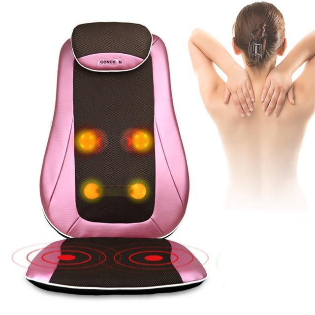 【Concern 康生】6D輕盈溫熱揉槌按摩椅墊(CON-2828【新年孝親禮物】)